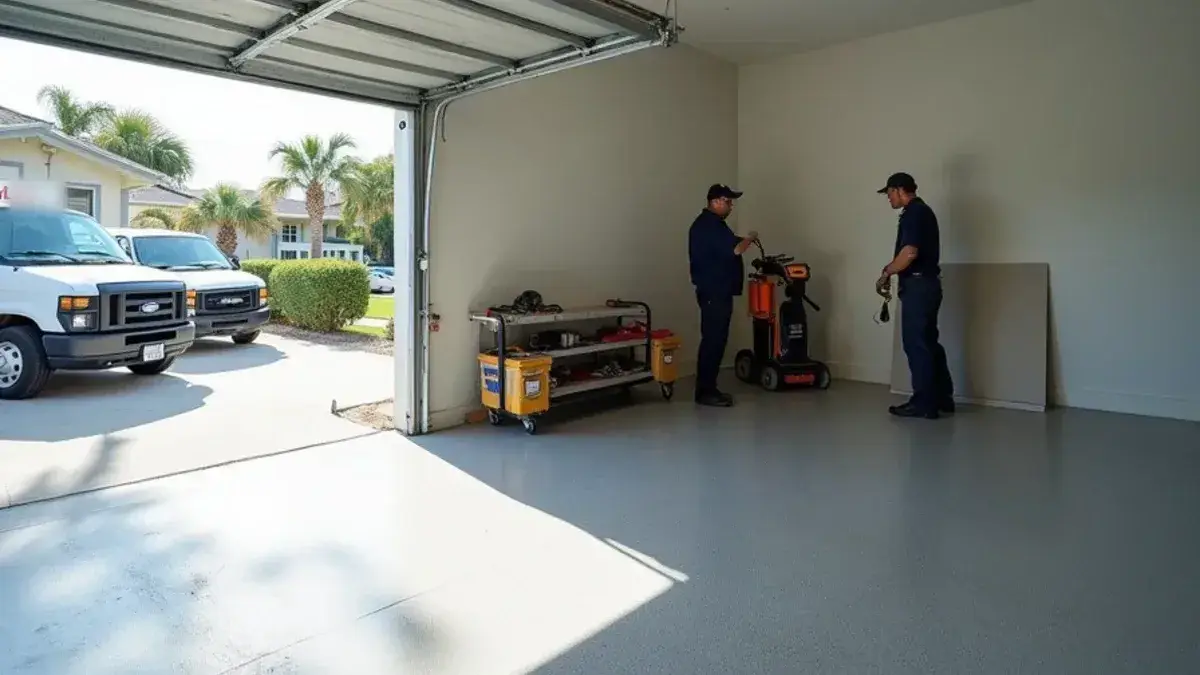 Blog index thumbnail: Epoxy Garage Floor Cost in Jacksonville: 2026 Price Guide