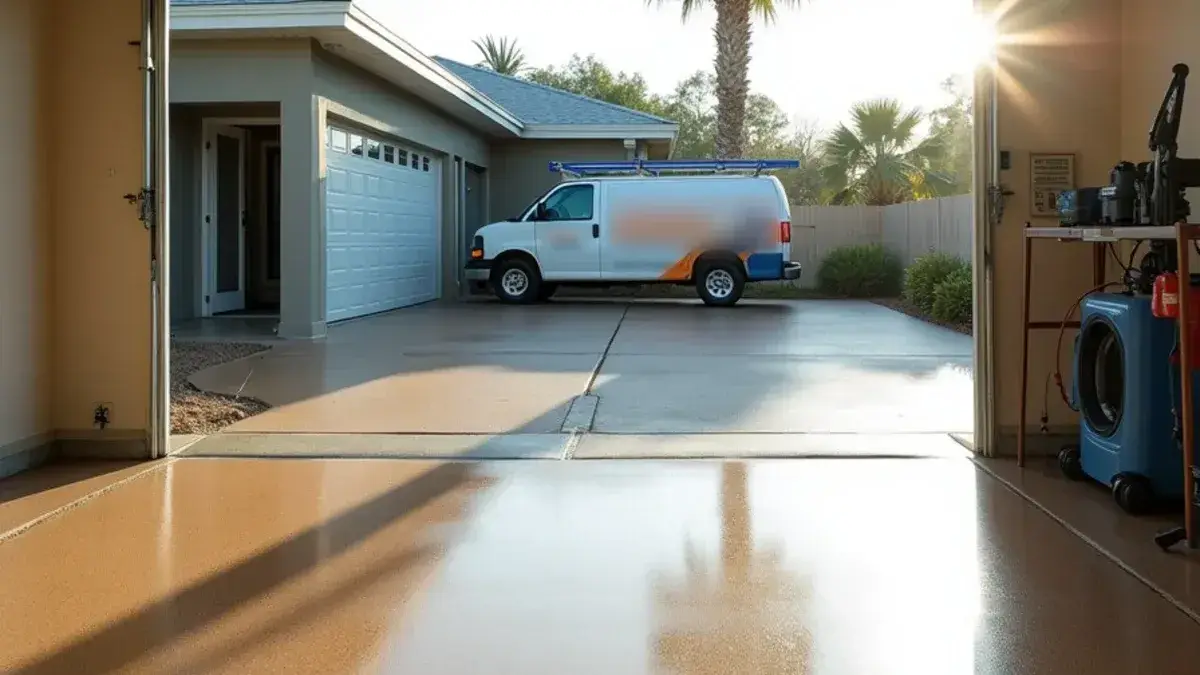 Blog index thumbnail: Epoxy vs Polyaspartic Garage Coatings in Florida Heat: Which Lasts Longer?