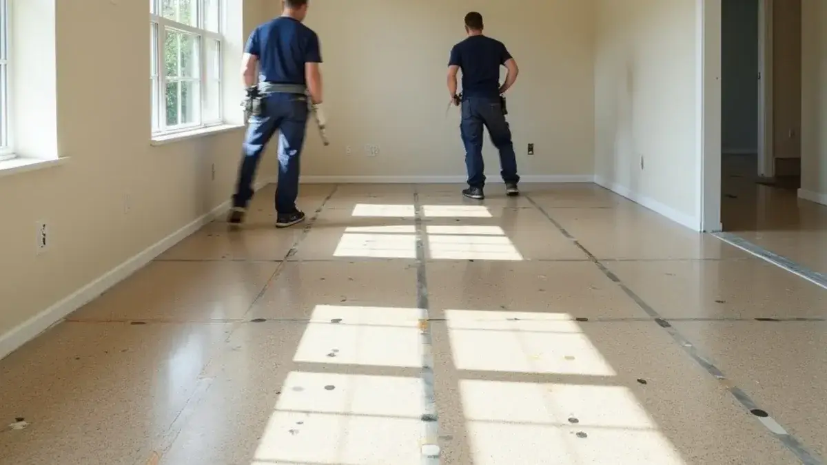 Blog index thumbnail: Found Terrazzo Under Your Carpet? Restore It, Tile Over It, or Go LVP