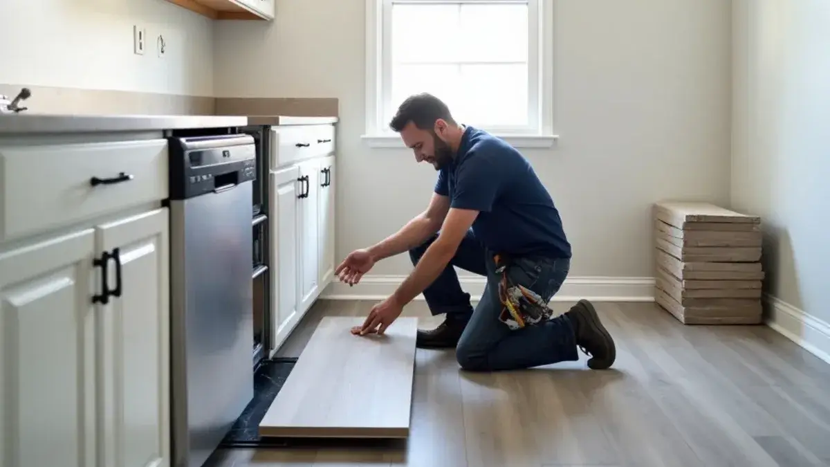 Rental property flooring service overview photo, Northeast Florida